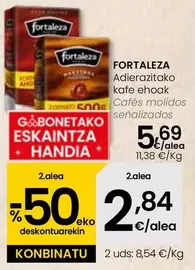 Oferta de Fortaleza - Cafés Molidos  por 5,69€ en Eroski