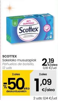 Oferta de Scottex - Panuelos De Bolsillo por 2,19€ en Eroski