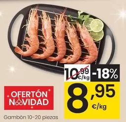 Oferta de Gambón  por 8,95€ en Eroski