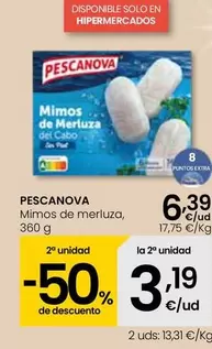 Oferta de Pescanova - Mimos De Merluza por 6,39€ en Eroski