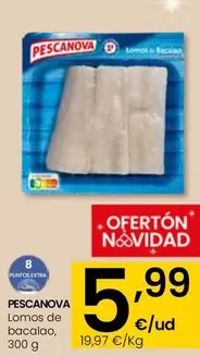 Oferta de Pescanova - Lomos De Bacalao por 5,99€ en Eroski