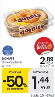 Oferta de Donuts - Glacé por 2,89€ en Eroski