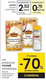 Oferta de Vahiné - Azúcar Avainillado por 2,52€ en Eroski