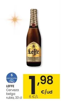 Oferta de Leffe - Cerveza Belga Rubia por 1,98€ en Eroski