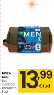 Oferta de Nivea Men - Set Cuidado Completo por 13,99€ en Eroski