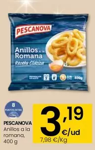 Oferta de Pescanova - Anillos A La Romana por 3,19€ en Eroski