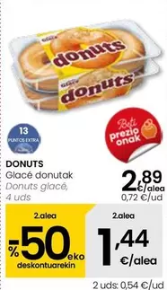 Oferta de Donuts - Glacé por 2,89€ en Eroski