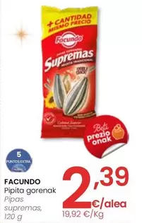 Oferta de Facundo - Pipas Supremas por 2,39€ en Eroski