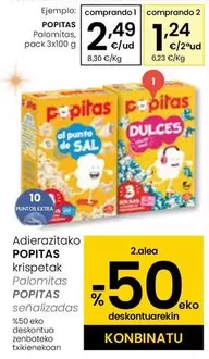 Oferta de Popitas - Palomitas por 2,49€ en Eroski