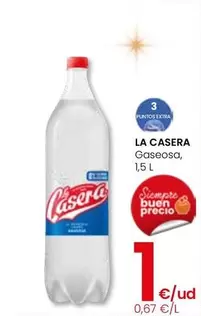 Oferta de La Casera - Gaseosa por 1€ en Eroski