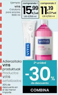 Oferta de Vitis - Colutorio Para Encias por 15,99€ en Eroski