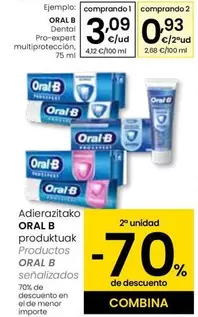 Oferta de Oral B - Dental Pro-Expert Multiproteccion por 3,09€ en Eroski