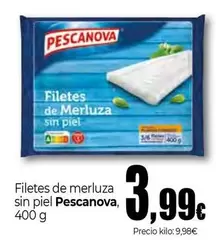 Oferta de Pescanova - Filetes De Merluza Sin Piel por 3,99€ en Unide Supermercados