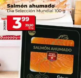 Oferta de Dia Seleccion Mundial - Salmon Ahumado por 3,99€ en Dia