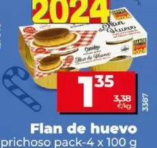 Oferta de Dia Caprichoso - Flan De Huevo por 1,35€ en Dia