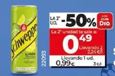 Oferta de Schweppes - De Limon por 0,99€ en Dia