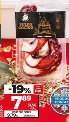 Oferta de Dia Mari Marinera - Pulpo Cocido  por 7,89€ en Dia