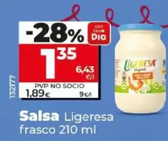 Oferta de Ligeresa - Salsa por 1,35€ en Dia