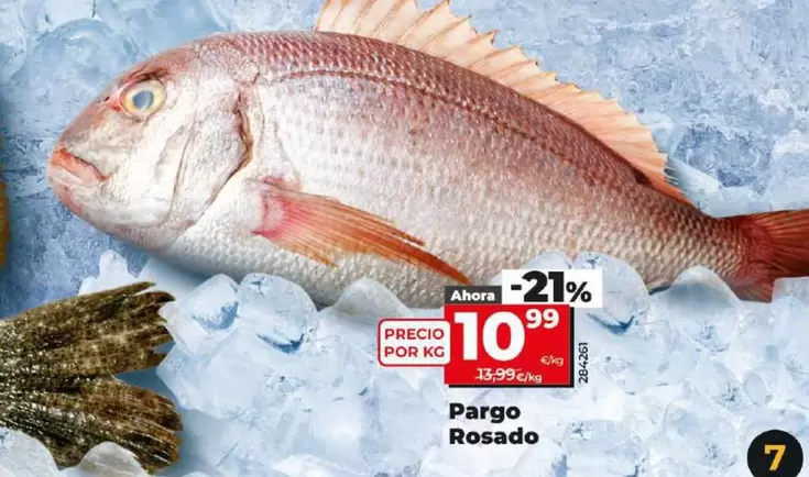 Oferta de Pargo Rosado por 10,99€ en Dia