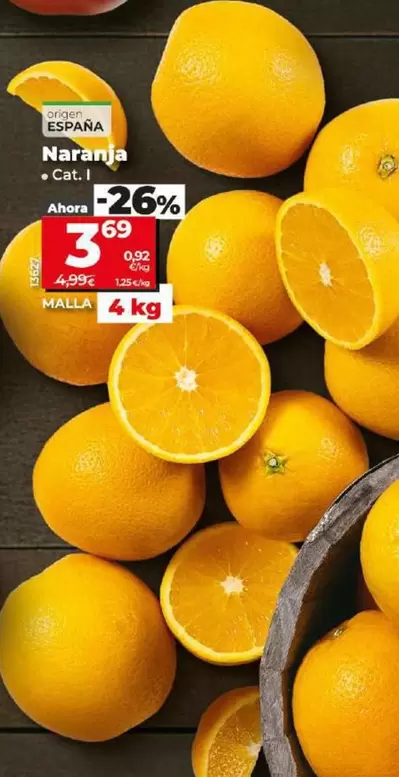 Oferta de Naranja por 3,69€ en Dia