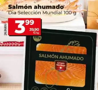 Oferta de Dia Seleccion Mundial - Salmon Ahumado por 3,99€ en Dia