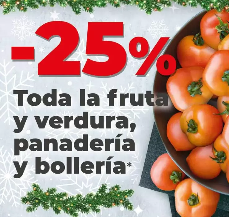 Oferta de Toda La Fruta Y Verdura, Panadería Y Bollería en Dia