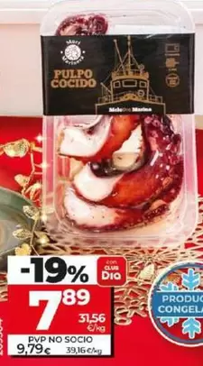 Oferta de Dia Mari Marinera - Pulpo Cocido por 7,89€ en Dia