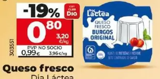 Oferta de Dia Lactea - Queso Fresco por 0,8€ en Dia