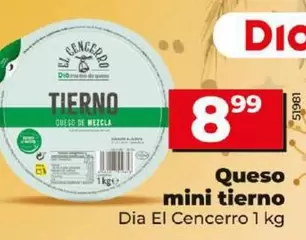 Oferta de Dia El Cencerro - Queso Mini Tierno por 8,99€ en Dia