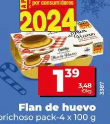 Oferta de Dia Caprichoso - Flan De Huevo por 1,39€ en Dia