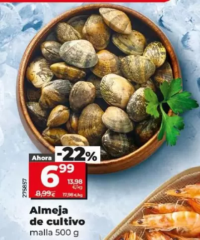 Oferta de Almeja De Cultivo por 6,99€ en Dia