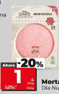 Oferta de Dia Nuestra Alacena - Mortadela En Lonchas por 1€ en Dia