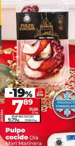 Oferta de Dia Mari Marinera - Pulpo Cocido por 7,89€ en Dia