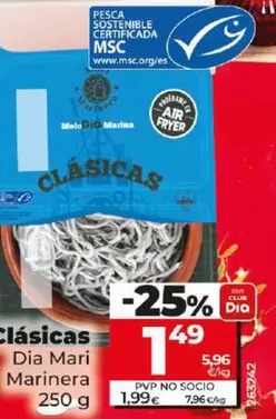 Oferta de Dia Mari Marinera - Clasicas por 1,49€ en Dia