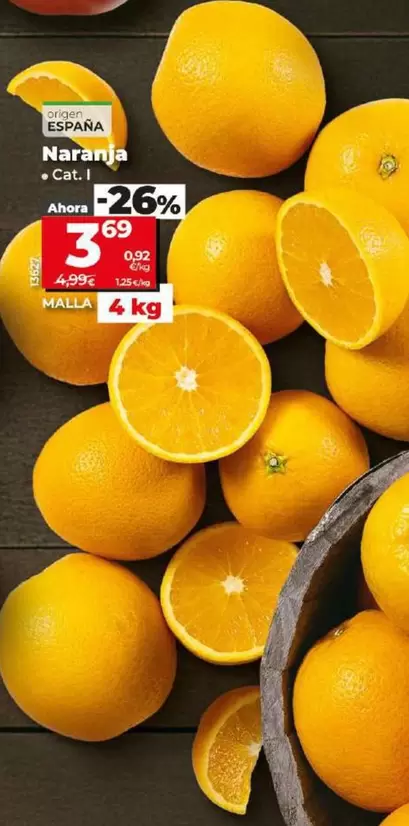 Oferta de Naranja por 3,69€ en Dia