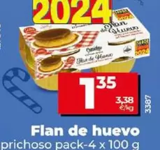 Oferta de Dia Caprichoso - Flan De Huevo por 1,35€ en Dia