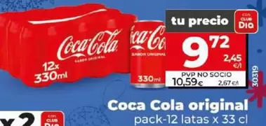 Oferta de Coca-Cola - Original por 9,72€ en Dia