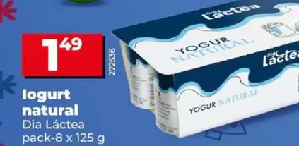 Oferta de Dia Lactea - Yogur Natural por 1,49€ en Dia