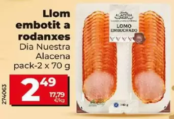 Oferta de Dia Nuestra Alacena - Lomo Embuchado En Lonchas por 2,49€ en Dia