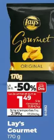 Oferta de Lay's - Gourmet por 2,99€ en Dia