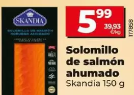 Oferta de Skandia - Solomillo De Salmon Ahumado por 5,99€ en Dia