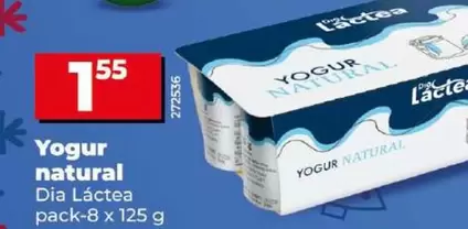 Oferta de Dia Lactea - Yogur Natural por 1,55€ en Dia