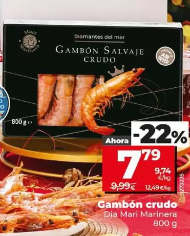 Oferta de Dia Mari Marinera - Gambon Crudo por 7,79€ en Dia