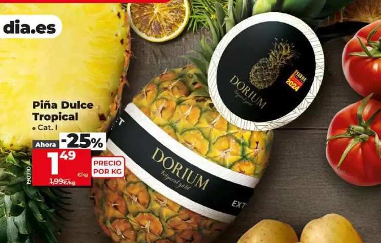 Oferta de Piña Dulce Tropical por 1,49€ en Dia