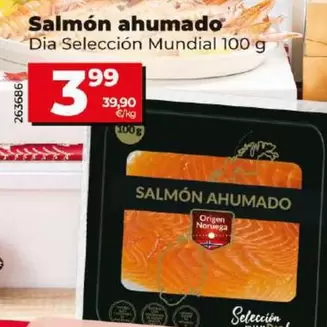 Oferta de Dia Seleccion Mundial - Salmon Ahumado por 3,99€ en Dia