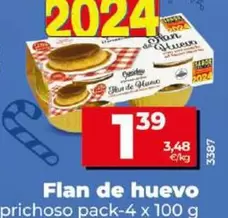 Oferta de Dia Caprichoso - Flan De Huevo por 1,39€ en Dia