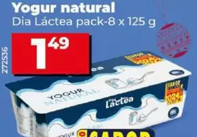 Oferta de Dia Lactea - Yogur Natural por 1,49€ en Dia