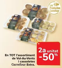 Oferta de Carrefour - Vol-Au-Vents I Cassoletes Extra en Carrefour Market