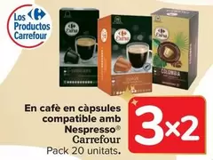 Oferta de Carrefour - Cafè En Càpsules Compatible Amb Nespresso en Carrefour Market