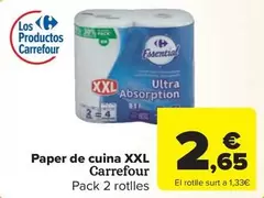 Oferta de Carrefour - Paper De Cuina XXL por 2,65€ en Carrefour Market